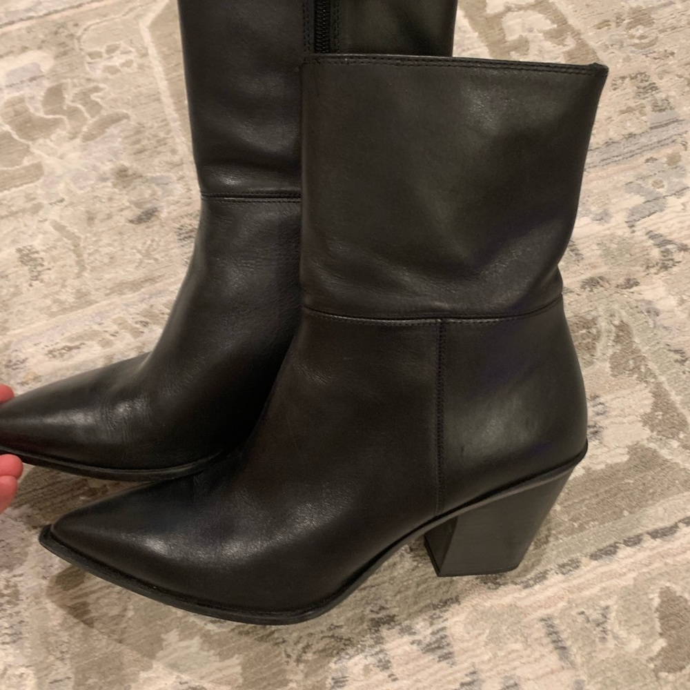 Zara Black Women's Ankle Boots - Picture 8 of 12